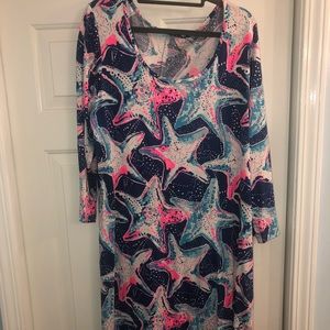 Lilly Pulitzer 3/4 sleeve dress